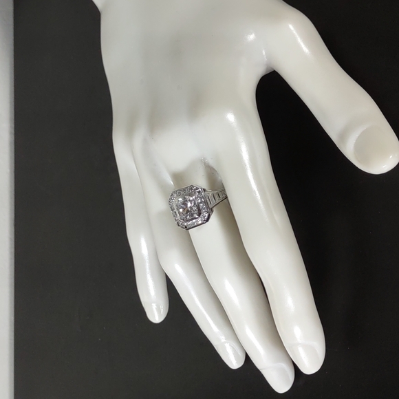 Absolute™ Cubic Zirconia/Sterling Silver Ring - Picture 1 of 12
